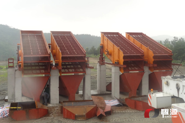上海恒源出口俄羅斯破碎篩分項目發貨實況